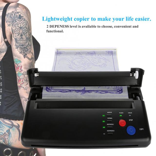 Lighter Tattoo Transfer Machine Stencil Printer Drawing Thermal Maker  Copier for Tattoo Transfer Paper Supplies Permanent Makeup - AliExpress
